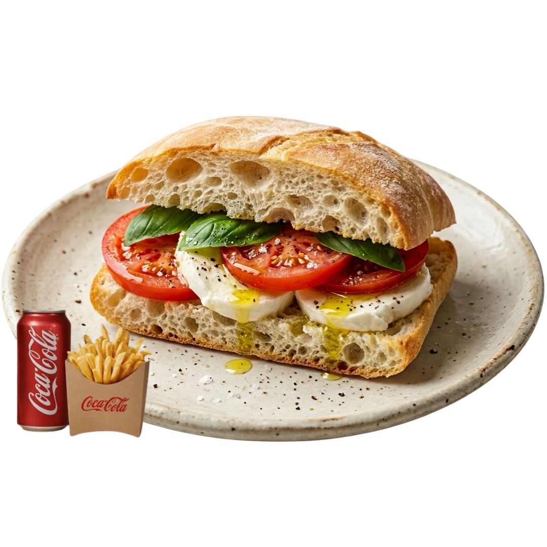 Panino Pomodoro e Mozzarella